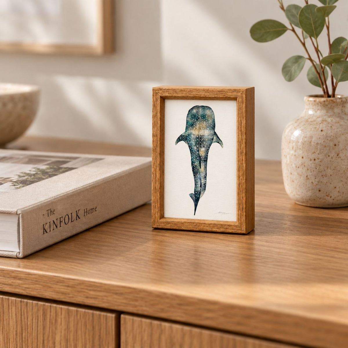 Whale Shark - Mini Framed Print