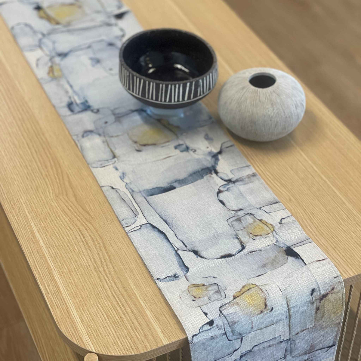 modern table runner square