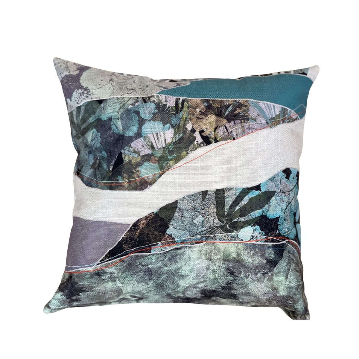 beach abstract cushion