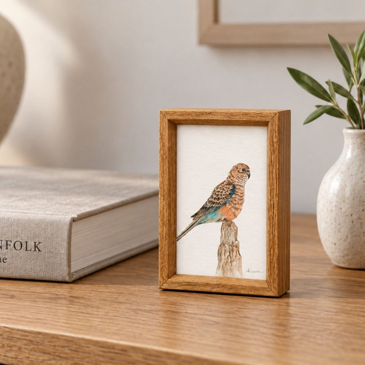 Bourke's Parrot -  Mini Framed Print