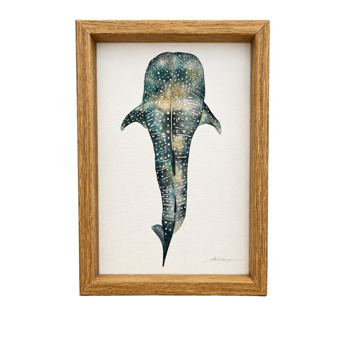 Whale Shark - Mini Framed Print