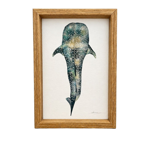 Whale Shark - Mini Framed Print