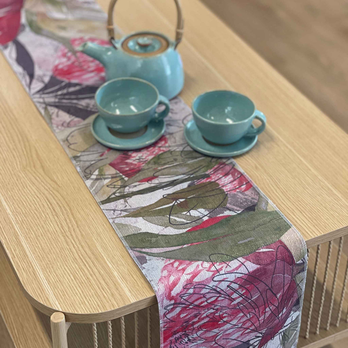 Pink Australiana- Table Runner