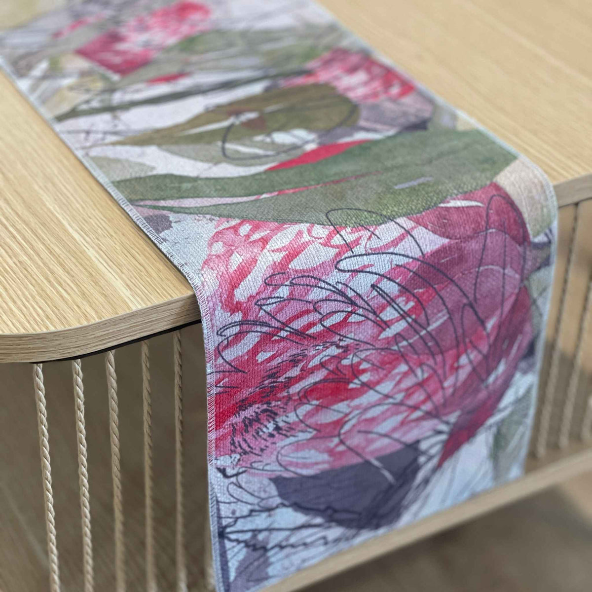 Pink Australiana- Table Runner